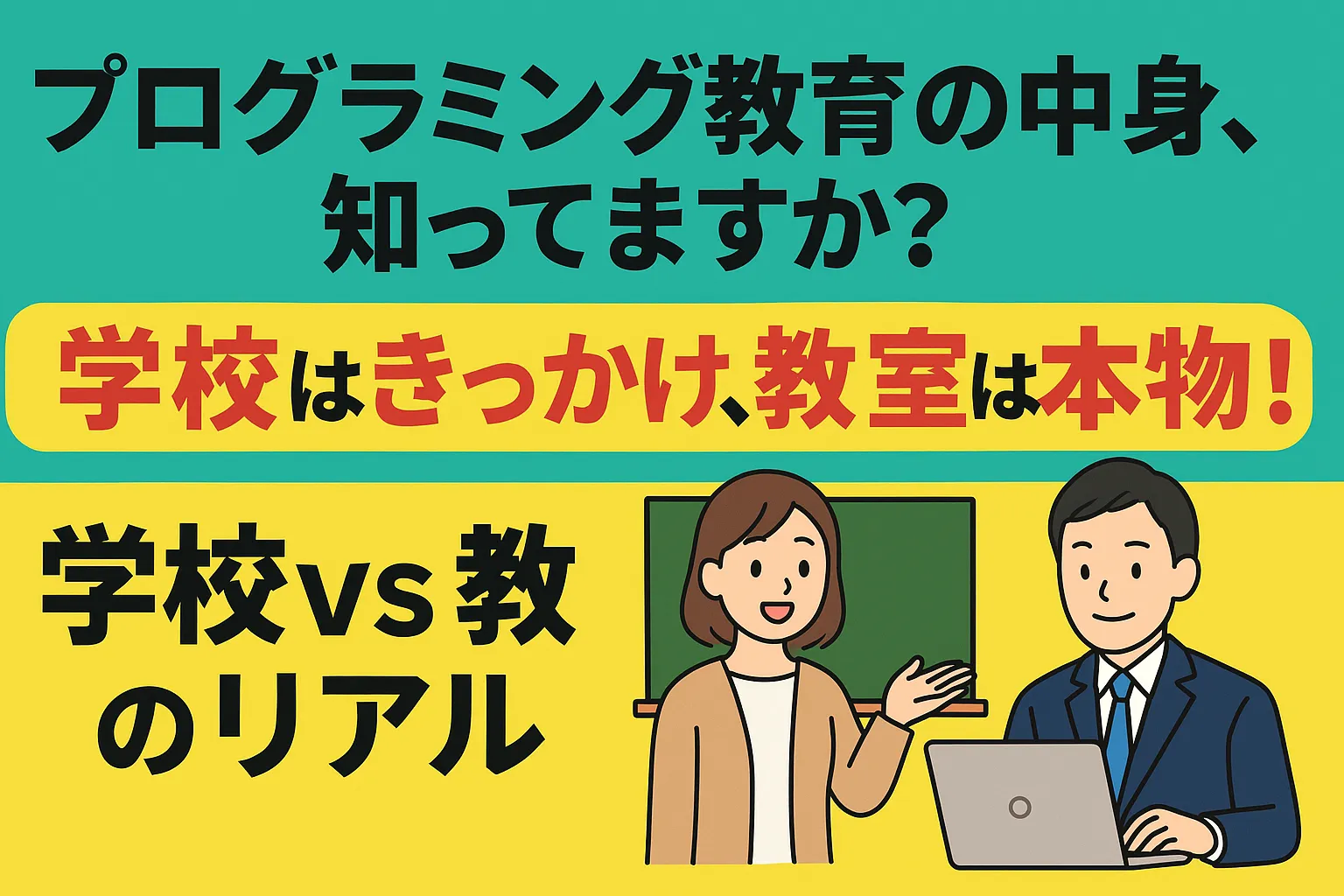プログラミング教育の中身、知ってますか？学校vs教室のリアル