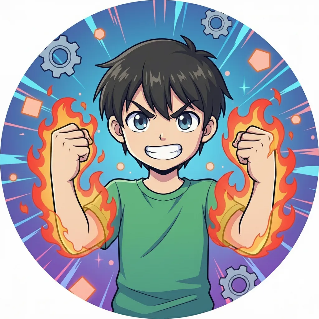 チャレンジする子供のイラスト