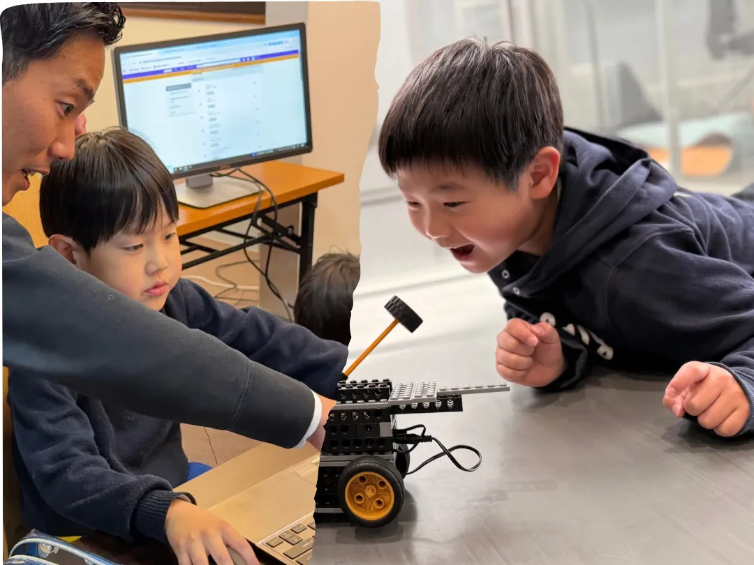 笑顔で楽しそうな子どもの様子